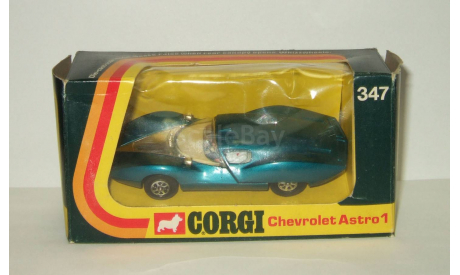 Chevrolet Astro 1 Experimental Car 1967 Corgi 1:43 347 Made in Great Britain, масштабная модель, scale43