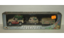 Джип Jeep Liberty Cherokee 4x4 + 2 прицепа 2004 AutoAdventureTour MotorMax 1:43 БЕСПЛАТНАЯ доставка, масштабная модель, scale43