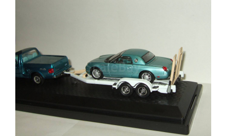 Форд Ford F150 1998 + прицеп + Ford Thunderbird Yatming Road Signature 1:43 БЕСПЛАТНАЯ доставка, масштабная модель, scale43