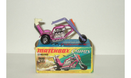 Мотоцикл Байк Чоппер Chopper 1975 № 38 Matchbox 1:43 Made in England БЕСПЛАТНАЯ доставка, масштабная модель, scale43