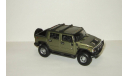 Хаммер Hummer H2 4x4 2003 Пикап Cararama Hongwell 1:43 Ранний БЕСПЛАТНАЯ доставка, масштабная модель, scale43