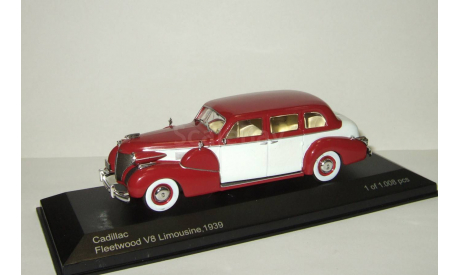 Кадиллак Cadillac Fleetwood V8 Лимузин 1939 IXO Whitebox 1:43 БЕСПЛАТНАЯ доставка, масштабная модель, scale43