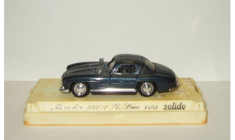 Мерседес Бенц Mercedes Benz 300 SL 1955 Gullwing W198 Solido 1:43 Made in France Ранний, масштабная модель, 1/43, Mercedes-Benz
