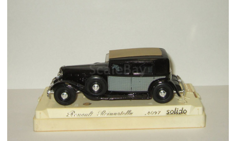 Рено Renault Reinastella 1934 Solido 1:43 Made in France Ранний № 97, масштабная модель, scale43