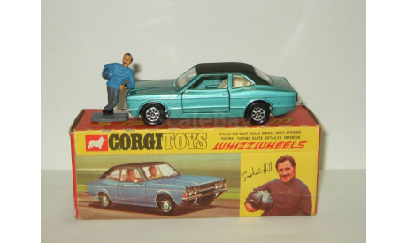 Форд Ford Cortina GXL + фигурка Graham Hill 1975 Corgi 1:43 Made in Gt. Britain БЕСПЛАТНАЯ доставка, масштабная модель, scale43