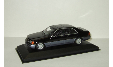 Мерседес Бенц Mercedes Benz 600 SEL W140 1992 ’Кабан’ Шестисотый Maxichamps Minichamps 1:43 Limited edition, масштабная модель, scale43
