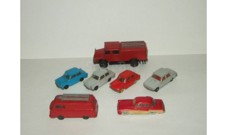набор 7 моделей Trabant Wartburg Ifa Barkas Сделано в ГДР Espewe Modelle 1:87 БЕСПЛАТНАЯ доставка, масштабная модель, scale87
