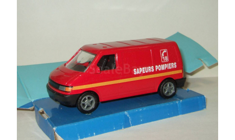 Фольксваген VW Volkswagen Transporter T4 Пожарный 1996 Hongwell Cararama 1:43 БЕСПЛАТНАЯ доставка, масштабная модель, Bauer/Cararama/Hongwell, scale43