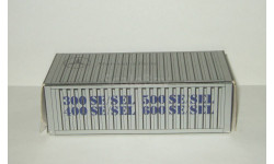 коробка Мерседес Бенц Mercedes Benz S Class 600 SEC W140 1991 Schabak 1:43 БЕСПЛАТНАЯ доставка