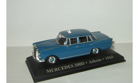 Мерседес Бенц Mercedes Benz 200 D W110 Taxi Athens 1965 IXO Altaya 1:43 БЕСПЛАТНАЯ доставка, масштабная модель, IXO Road (серии MOC, CLC), Mercedes-Benz, scale43