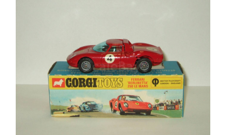 Феррари Ferrari Berlinetta 250 1969 Le Mans Corgi 1:43 Made in Gt Britain БЕСПЛАТНАЯ доставка, масштабная модель, scale43