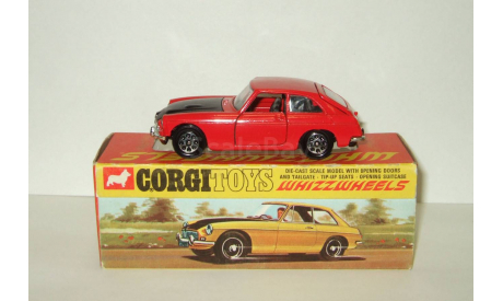 MG MGB MGC GT 1966 Corgi Toys Whizzwheels 1:43 Made in Gt Britain БЕСПЛАТНАЯ доставка, масштабная модель, scale43