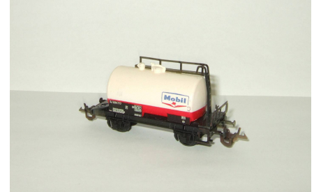 Вагон Цистерна Mobil Модель Железная Дорога TT Hobby 1:120 Сделано в ГДР БЕСПЛАТНАЯ доставка Сохранность!, железнодорожная модель, scale120