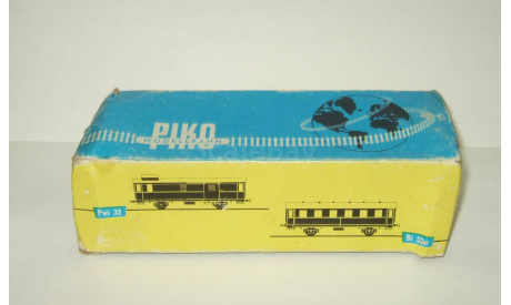 Вагон Грузовой Коричневый Модель Железная Дорога Piko HO 1:87 Сделано в ГДР Сохранность! БЕСПЛАТНАЯ доставка, железнодорожная модель, scale87