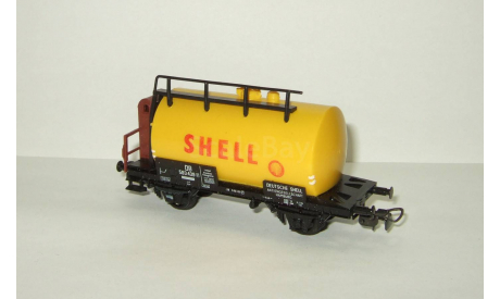 Вагон Цистерна Shell Железная Дорога Piko HO 1:87 Сделано в ГДР Сохранность! БЕСПЛАТНАЯ доставка, железнодорожная модель, scale87