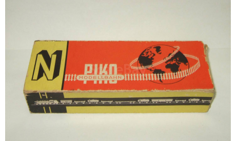 Вагон Грузовой Длинный Железная Дорога Пико Piko N 1:120 Сделано в ГДР Сохранность! БЕСПЛАТНАЯ доставка, железнодорожная модель, scale120