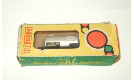 Вагон Цистерна Esso Модель Железная Дорога TT Hobby Berliner Bahnen 1:120 Сделано в ГДР Сохранность! БЕСПЛАТНАЯ доставка, железнодорожная модель, scale120