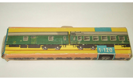 Вагон Пассажирский Mitropa Железная Дорога TT Hobby Berliner Bahnen 1:120 Сделано в ГДР Сохранность! БЕСПЛАТНАЯ доставка, железнодорожная модель, scale120