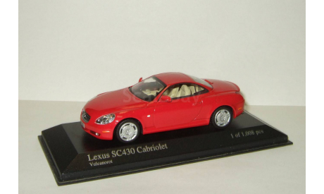 Лексус Lexus SС 430 Convertible 2001 Minichamps 1:43 400166134, масштабная модель, scale43