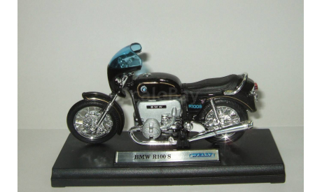 мотоцикл БМВ BMW R 100 S 1995 Welly 1:18 БЕСПЛАТНАЯ доставка, масштабная модель мотоцикла, 1/18