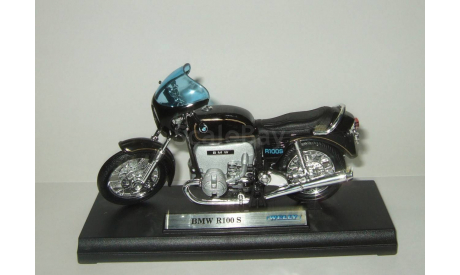 мотоцикл БМВ BMW R 100 S 1995 Welly 1:18 БЕСПЛАТНАЯ доставка, масштабная модель мотоцикла, 1/18