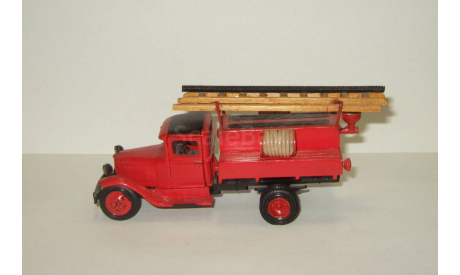 Газ АА ПМЗ Пожарная 1937 СССР мастерская Миниград 1990-е 1:43, масштабная модель, scale43