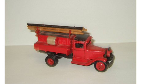 Газ АА ПМЗ Пожарная 1937 СССР мастерская Миниград 1990-е 1:43, масштабная модель, scale43