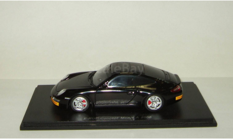 Порше Porsche 911 E RUF 2008 Черный Spark 1:43 S0739 БЕСПЛАТНАЯ доставка, масштабная модель, scale43