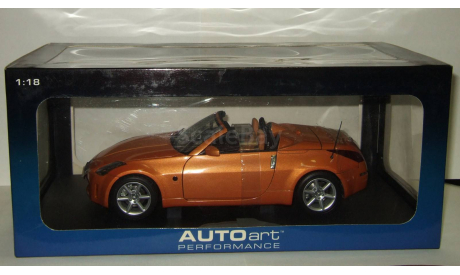 Ниссан Nissan 350 Z Roadster 2008 Левый руль! AutoArt 1:18 77372 БЕСПЛАТНАЯ доставка, масштабная модель, scale18