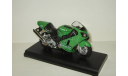 мотоцикл Кавасаки Kawasaki Ninja ZX 12R 2001 Welly 1:18 БЕСПЛАТНАЯ доставка, масштабная модель мотоцикла, scale18