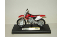 мотоцикл Хонда Honda CR 250 R 2001 Welly 1:18 БЕСПЛАТНАЯ доставка, масштабная модель мотоцикла, 1/18