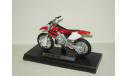 мотоцикл Хонда Honda CR 250 R 2001 Welly 1:18 БЕСПЛАТНАЯ доставка, масштабная модель мотоцикла, 1/18