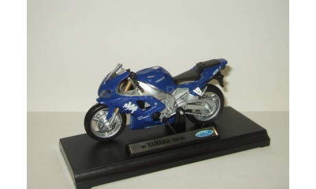 мотоцикл Ямаха Yamaha YZF R1 1999 Welly 1:18 БЕСПЛАТНАЯ доставка, масштабная модель мотоцикла, scale18