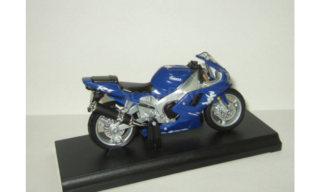 мотоцикл Ямаха Yamaha YZF R1 1999 Welly 1:18 БЕСПЛАТНАЯ доставка, масштабная модель мотоцикла, scale18