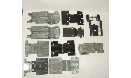 Запчасть Днище Дно Зил Газ Ваз Нива Руссо Балт 10 шт. Агат Тантал Радон СССР 1:43, масштабная модель, scale43