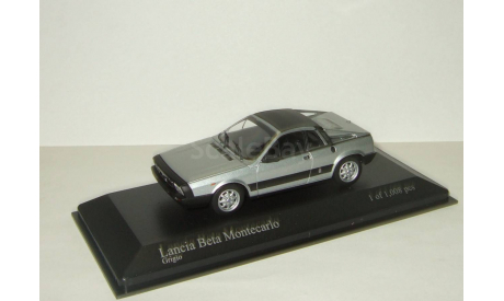 Lancia Beta Montecarlo 1980 Silver Minichamps 1:43 400125761, масштабная модель, scale43