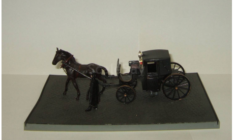 Карета лошадь + фигурка 19 век 1875 год Brumm Италия 1:43 БЕСПЛАТНАЯ доставка, масштабная модель, scale43
