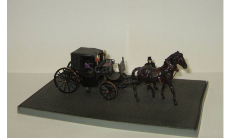 Карета лошадь + фигурка 19 век 1875 год Brumm Италия 1:43 БЕСПЛАТНАЯ доставка, масштабная модель, scale43