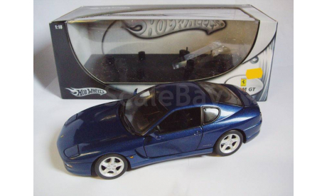 Феррари Ferrari 456 M GT 1995 Hot Wheels Elite 1:18 M1195, масштабная модель, scale18