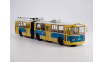 троллейбус Зиу 10 ’С гармошкой’ Сочлененный 1985 СССР Советский автобус 1:43 БЕСПЛАТНАЯ доставка, масштабная модель, scale43
