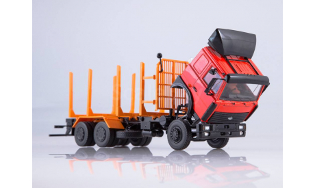 Маз 6303 сортиментовоз + прицеп 83781 1998 SSM 1:43 SSM7053, масштабная модель, scale43