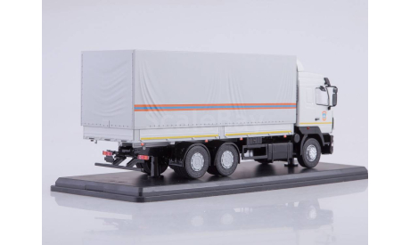 Маз 6312 бортовой с тентом МЧC SSM 1:43 SSM1216, масштабная модель, Start Scale Models (SSM), scale43
