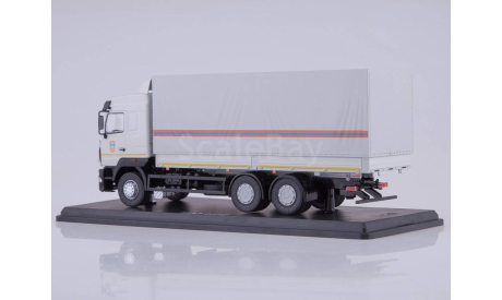 Маз 6312 бортовой с тентом МЧC SSM 1:43 SSM1216, масштабная модель, Start Scale Models (SSM), scale43