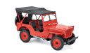 Джип Jeep Willys 4x4 1942 Вторая Мировая война Norev 1:18 189014, масштабная модель, 1/18