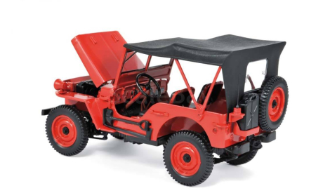 Джип Jeep Willys 4x4 1942 Вторая Мировая война Norev 1:18 189014, масштабная модель, 1/18