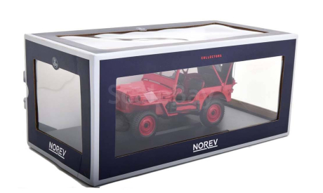 Джип Jeep Willys 4x4 1942 Вторая Мировая война Norev 1:18 189014, масштабная модель, 1/18