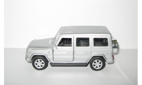 Мерседес Бенц Mercedes Benz G500 V8 4x4 ’Гелендваген’ 2000 Серебристый Welly 1:43, масштабная модель, scale43