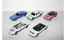 Набор 5 моделей BMW Mercedes Chevrolet Dodge Mazda China Promo 1:72, масштабная модель, scale72