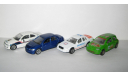 Набор 4 модели BMW E46 Mitsubishi Lancer Evo 7 Ford Crown Victoria Renault Megane China Promo 1:72, масштабная модель, scale72