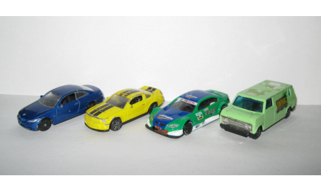 Набор 4 модели BMW E92 + BMW E92 + Ford Mustang + Ford Econoline China Promo 1:72, масштабная модель, scale72